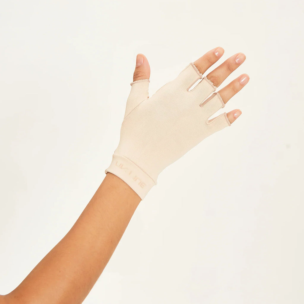 UVLINE GUANTES CORTOS COLOR PIEL